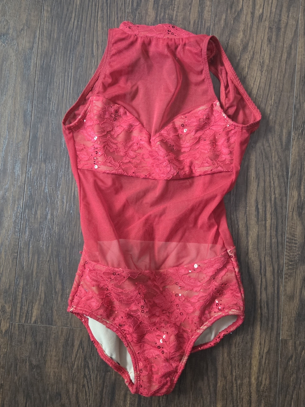 Red Lace Leotard